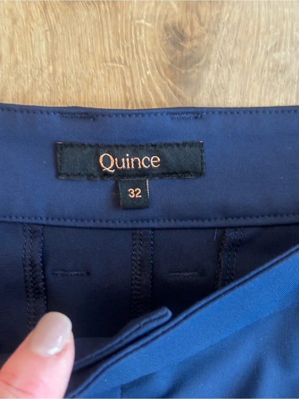 Quince Men's Navy Performance golf Shorts